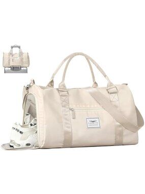 Women's Gym Duffle Bag Shoe Compartment Wet Pocket Workout Tote